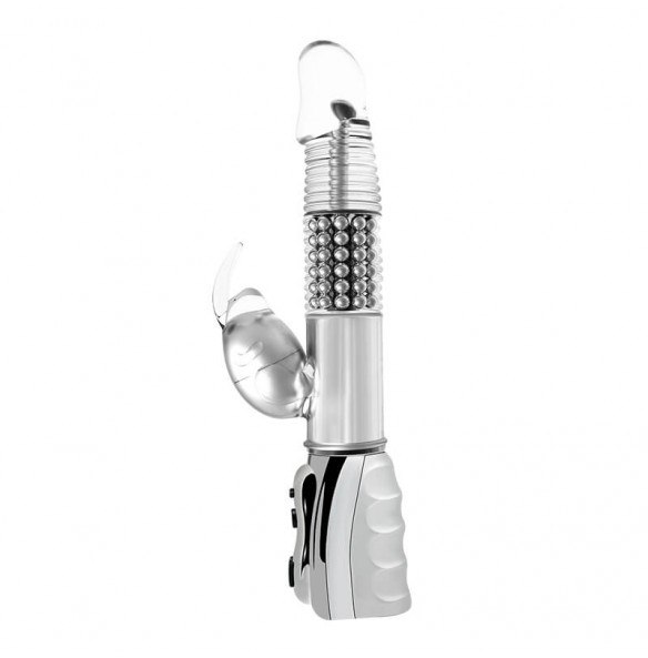 BAILE - ALICE Rabbit Swing Rotating Beads Vibrator (Battery - Transparent) BAILE - ALICE Rabbit Swing Rotating Beads Vibrator (Battery - Transparent)